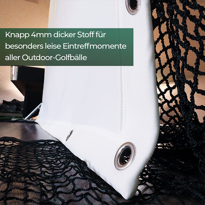 Golf Simulator Leinwand | H2,4m x B2,3m x 5mm | Universal einsetzbar