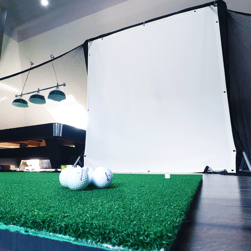 Golf Simulator Leinwand | H2,4m x B2,3m x 5mm | Universal einsetzbar