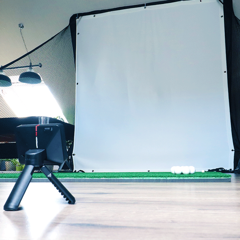 Golf Simulator Leinwand | H2,4m x B2,3m x 5mm | Universal einsetzbar