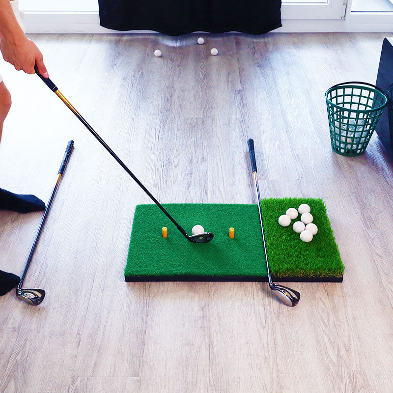 Golf Abschlagmatte | Klein | 70cm x 40cm x 2cm | Inkl. Zubehör
